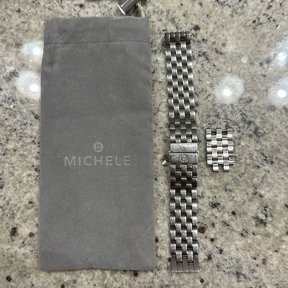 Michele Stainless Steel Bracelet Band (no watch)